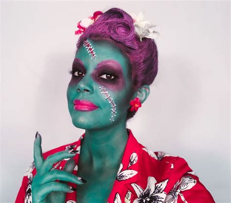 pin up zombie makeup|pin up zombie makeup look.